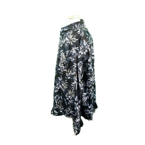 Angelo Litrico 4XL Blue Floral Regular Fit 100% Cotton Made in Italy - Picture 5 of 6